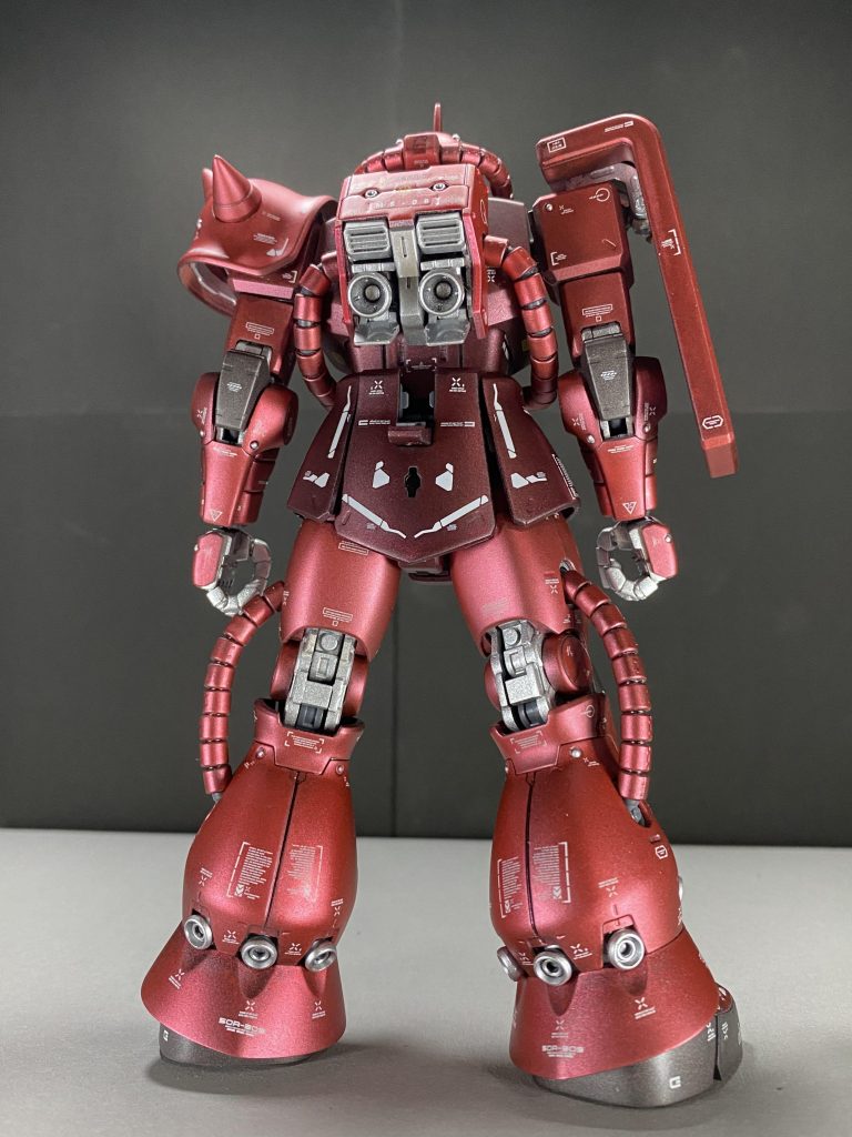 シャア専用ザクの『バックショット』。