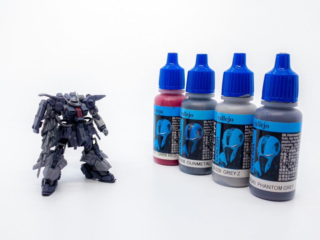 使用した塗料はこちら。全てファレホメカカラーです。