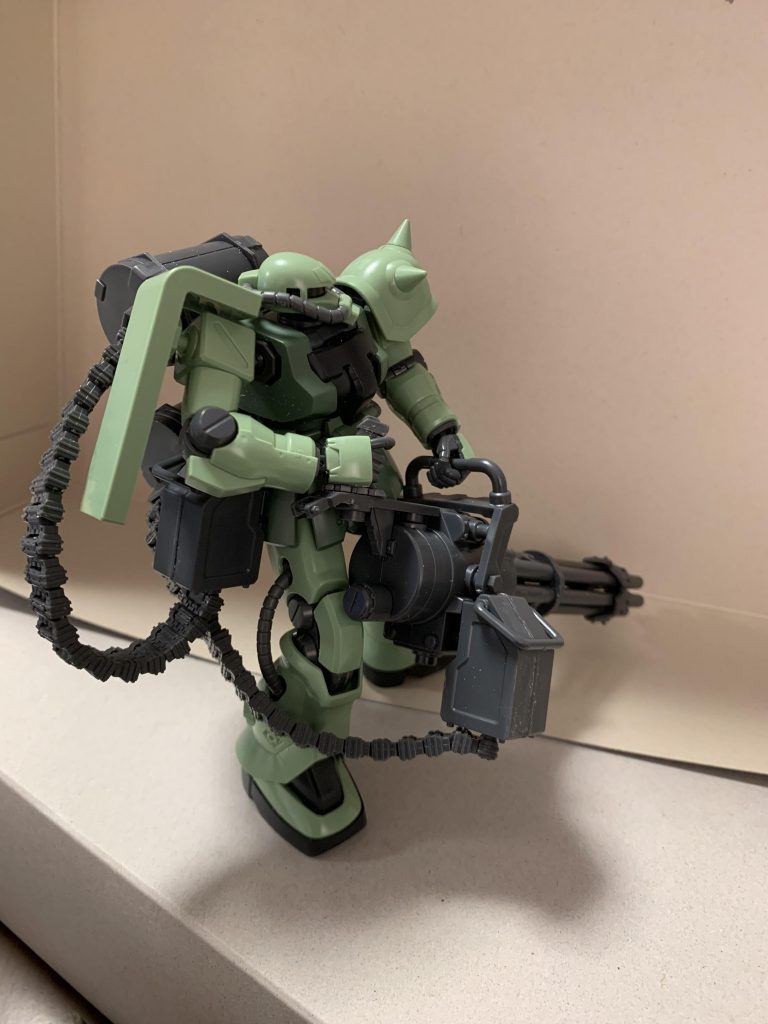 f2ザク　ガトリング装備–2枚目/制作者：monoai