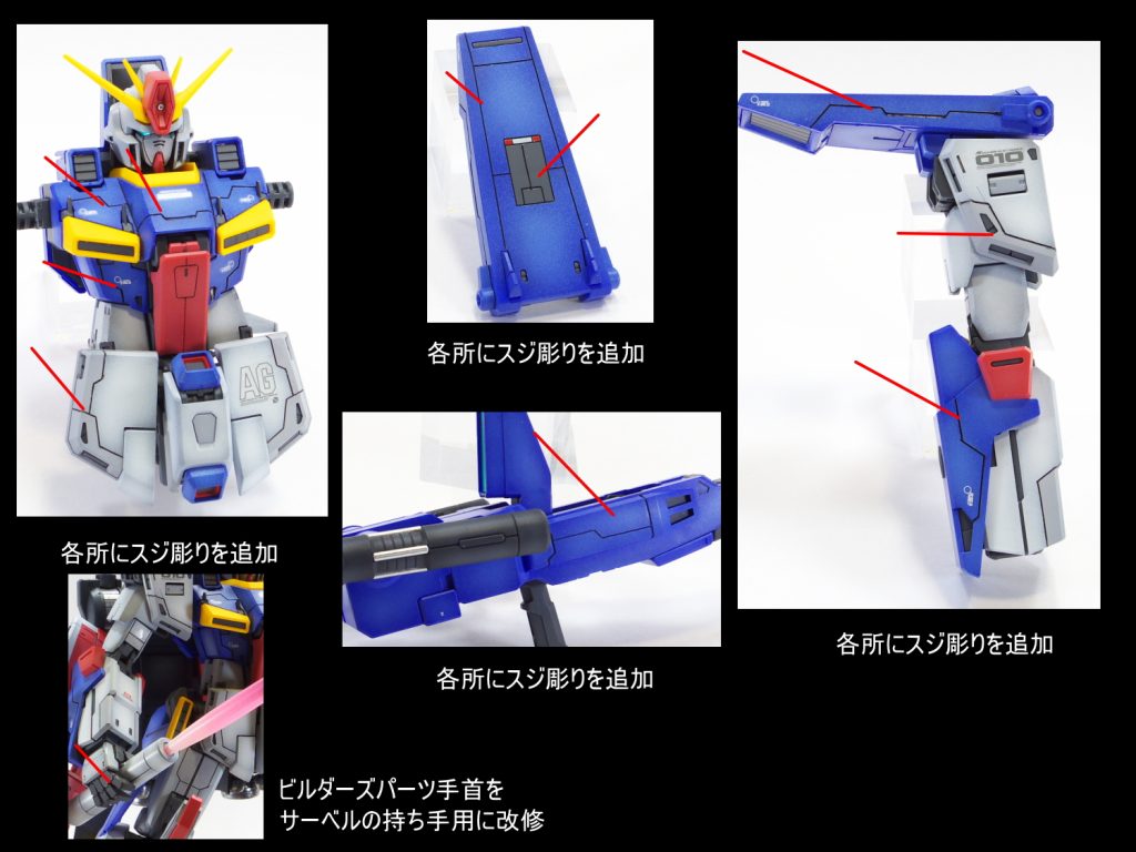 MG ZZガンダム ver.ka–2枚目/制作者：gunplacraft