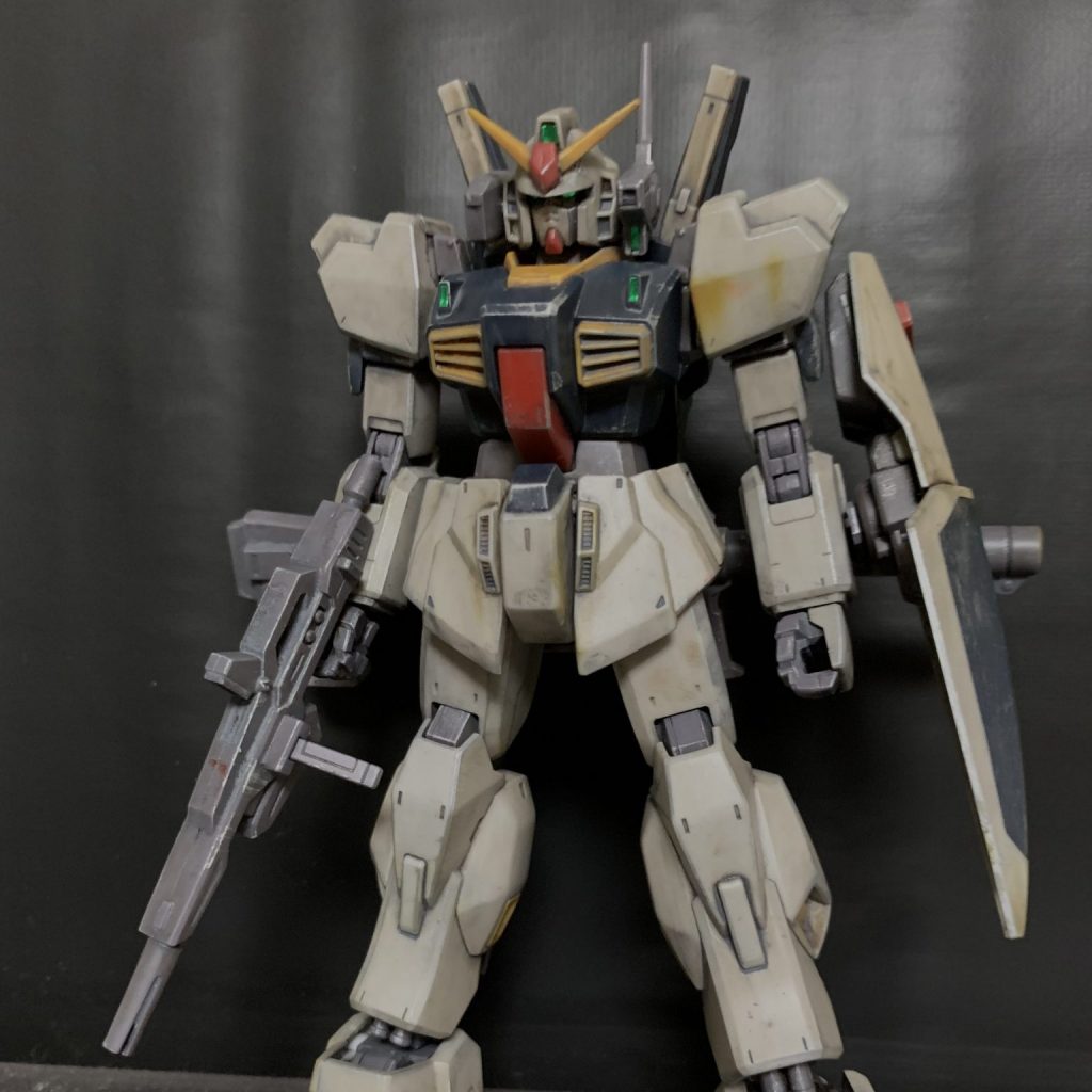 ガンプラオリジナルミキシング、ガンダムMk-1.5、塗装ウェザリング仕上げ。 ガンプラオリジナルミキシング、ガンダムMk-1.5、塗装