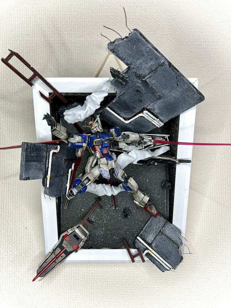 HGフォースインパルスガンダム　ジオラマ–2枚目/制作者：Gan-Gunpla