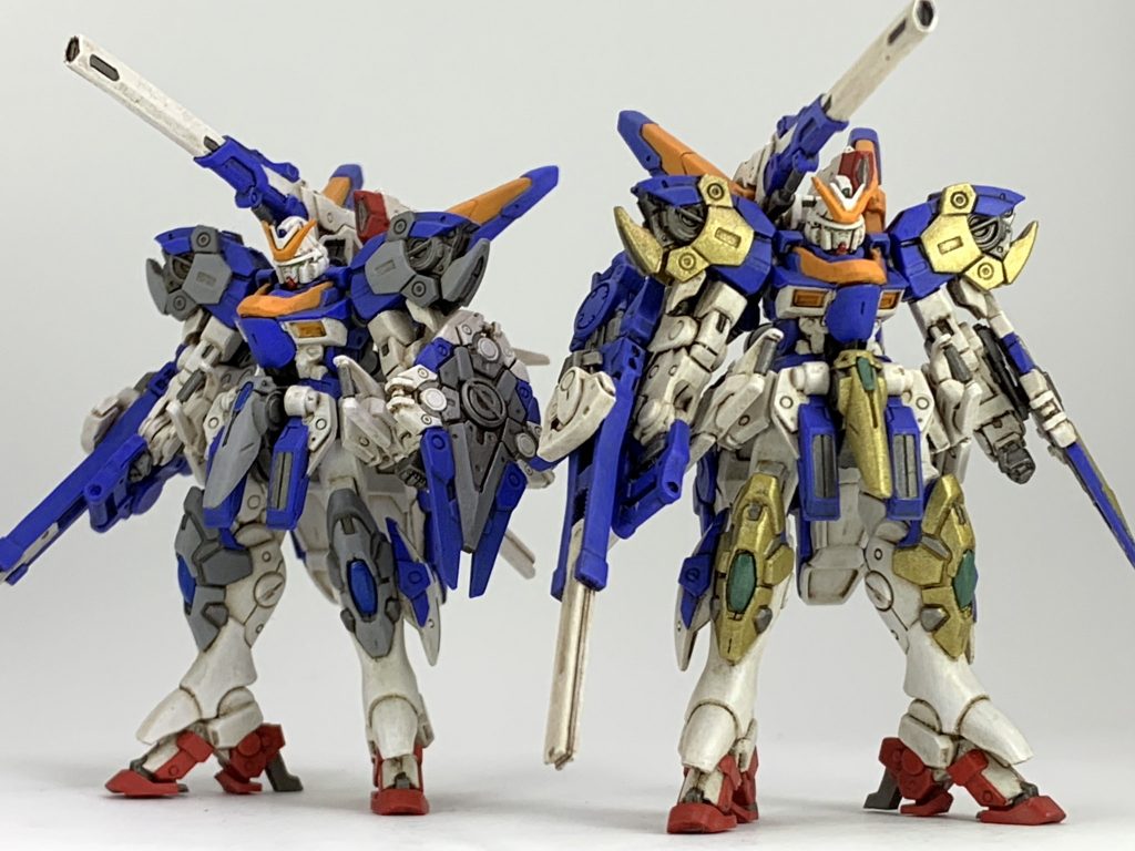 並べるとゴールドマンとシルバーマンみたい💦