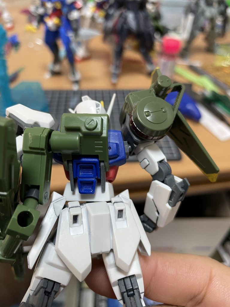 やはりこのバックパックも安いあのグレードから拝借しなければランチャーストライクは簡単に完成しない模様…スクラッチチャレンジする方の為にこちらも数点アップしますね。