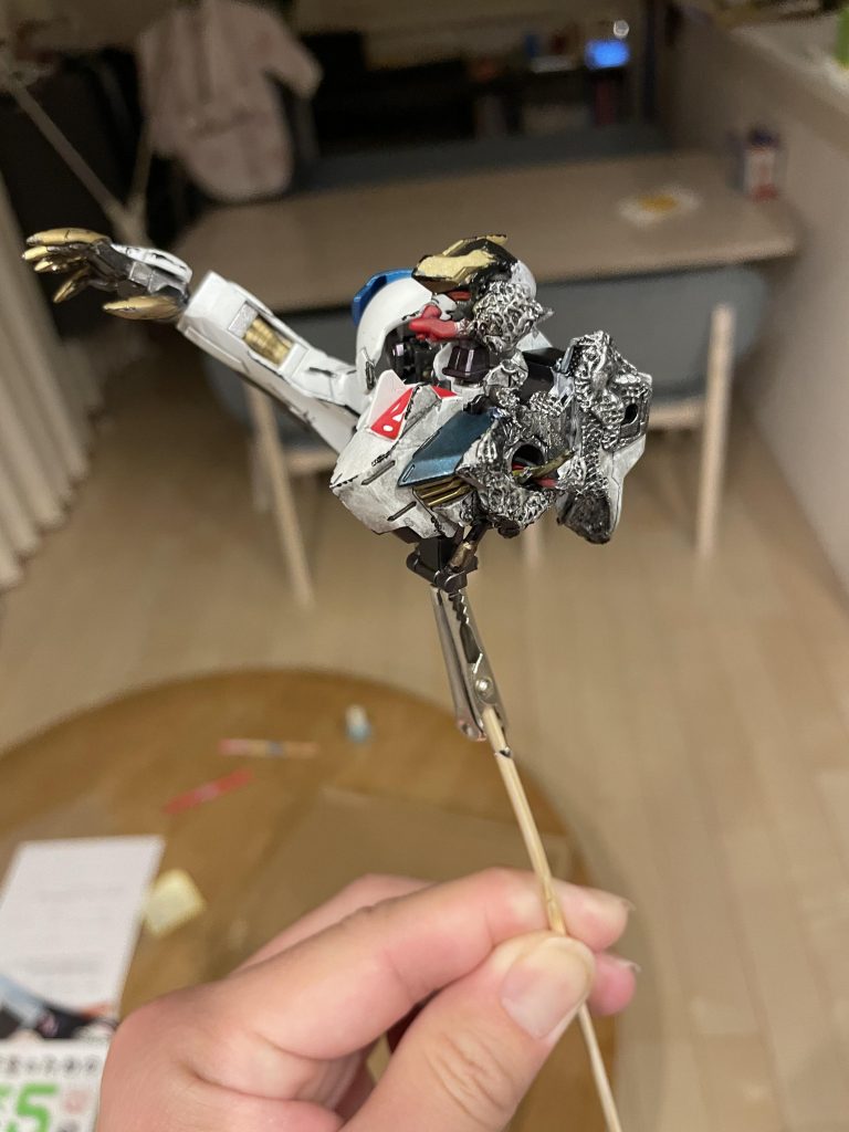 シルバー塗って