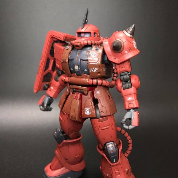 オリジン版 HG 1/144 シャア専用ザクII HG 1/144 シャア専用ザクⅡ（オリジン） レビュー（全塗装