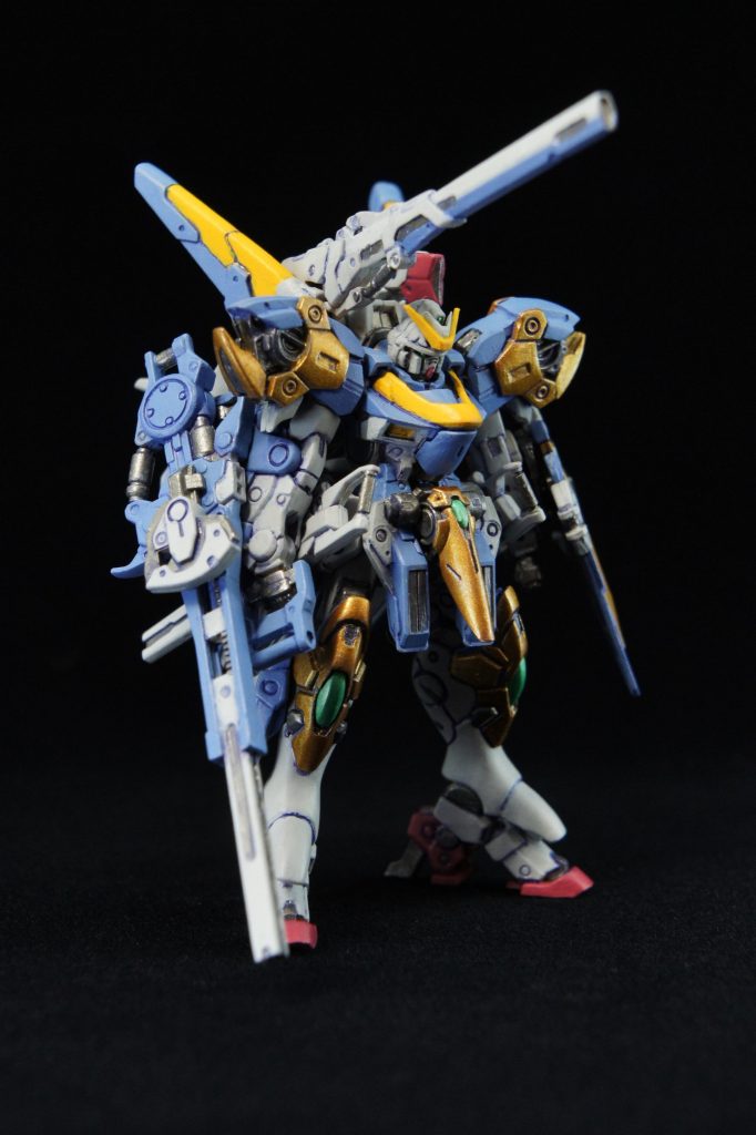 Ver.Kaのカラーリングを意識してます。合わせ目消しが大変でした…。でも塗るのは思いのほか楽しかったですね。