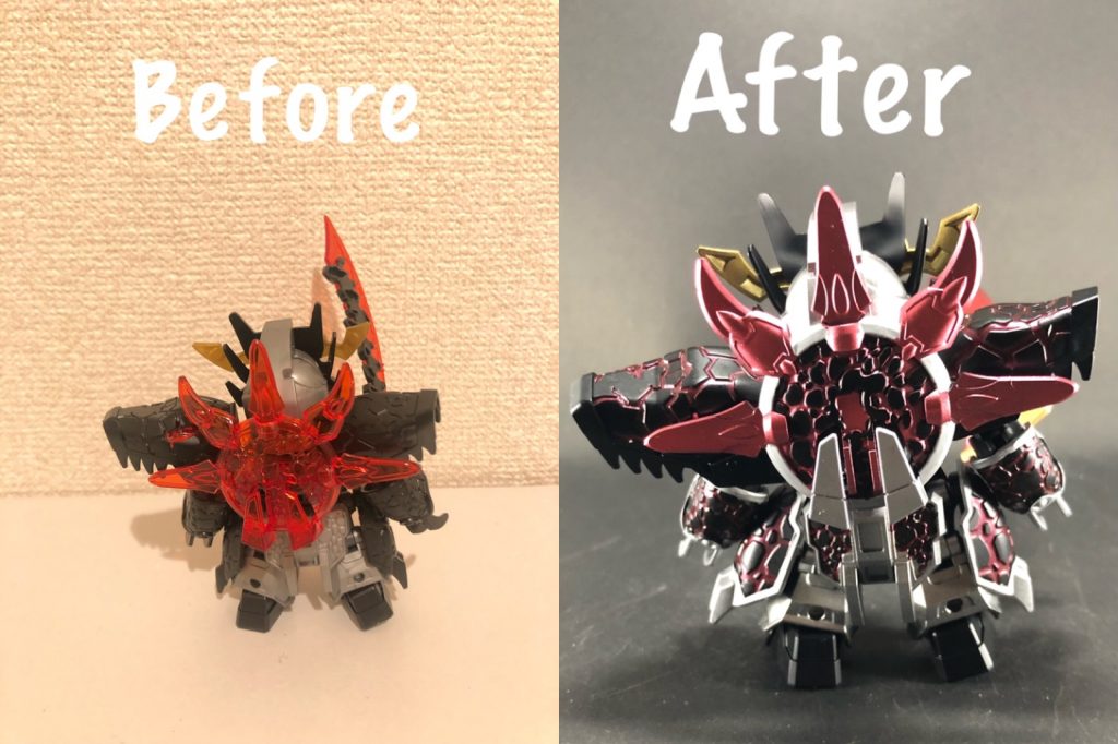 バックショットはこんな感じです