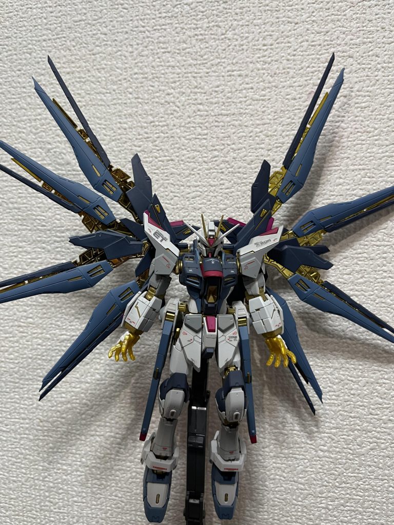 シードシリーズは小学生の時に夕方見てたのでかなり懐かしい感じでしたね(笑)あの頃ずっとストライクフリーダムのプラモが欲しかったので、何年越しに買えました(笑)