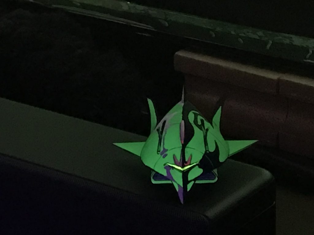 蛍光塗料を使ってみました