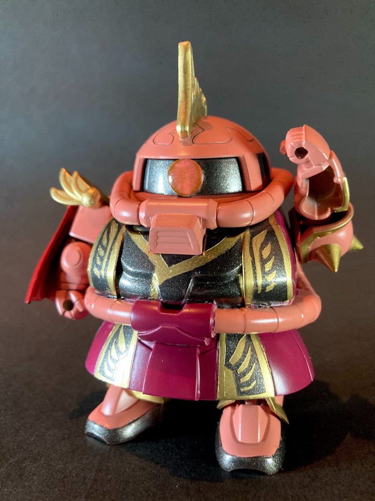 EXCEED MODEL SDシリーズ500円のガチャポン商品で、何とも言えない可愛らしい短め太め体型のザクが発売しておりました。