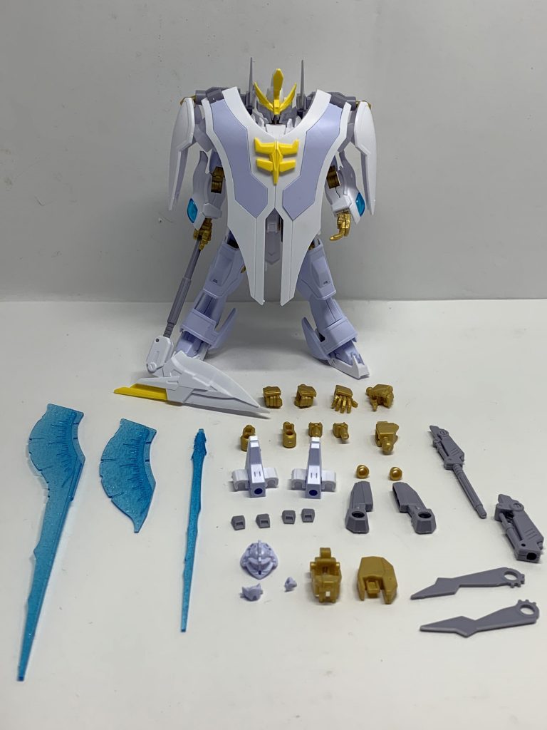 付属品一覧と余剰パーツ類。ランナータグには