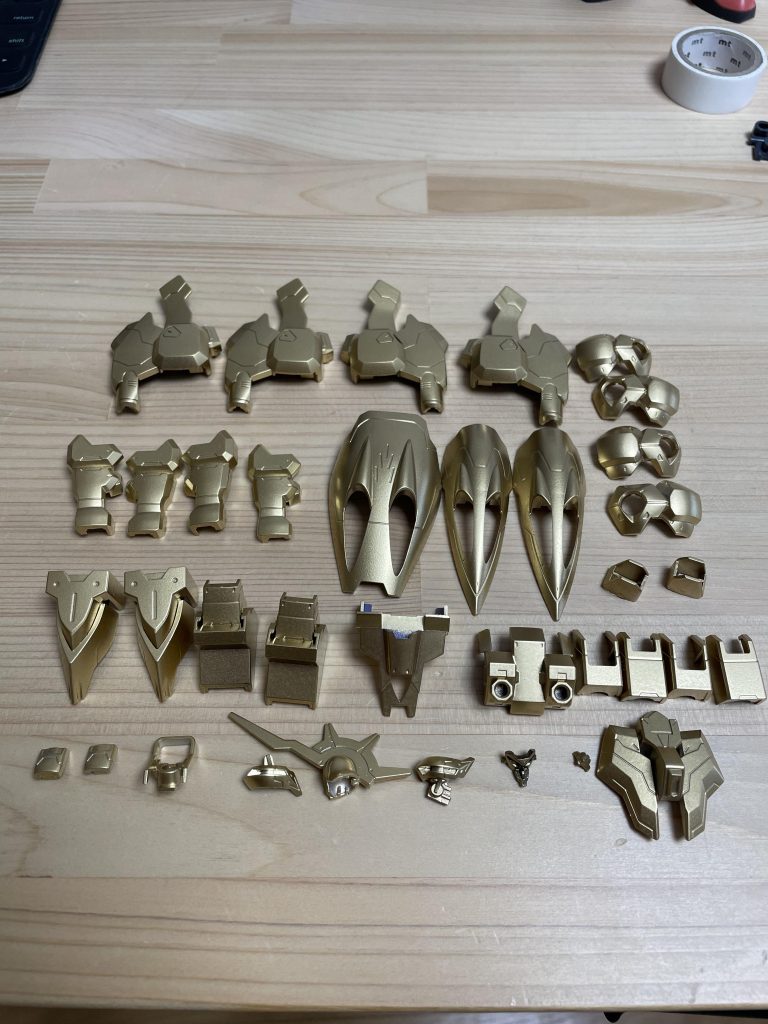 ゴールド塗装は癖になる