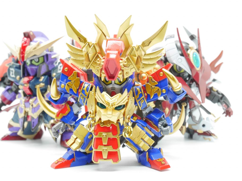 本体の説明は以上です。ビルド系モチーフのオリジナルSDも3体目となり賑やかになってまいりました。あと4体、計7体は作る予定にしてます。