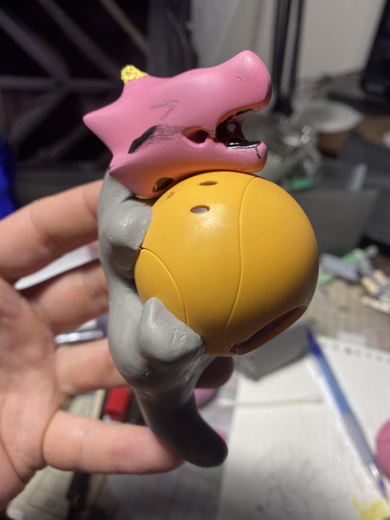 どうにかこうにか体を作り、、