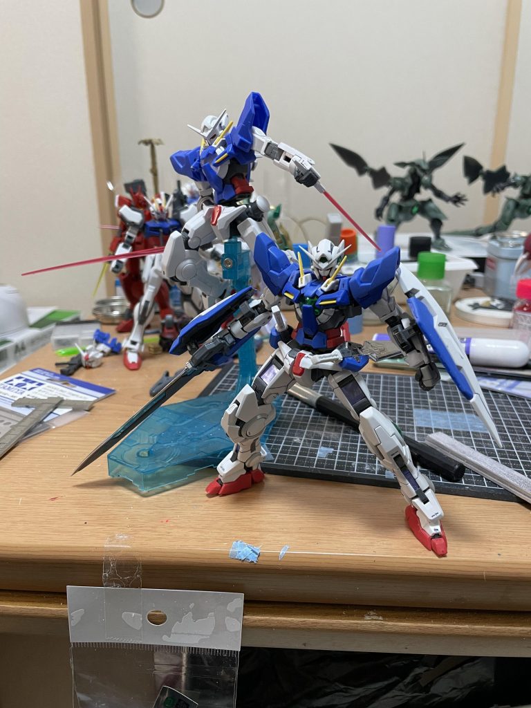 最後にエクシアとの2ショットです。最後までご覧いただきありがとうございました。