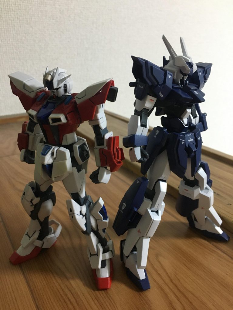 本当に久々に「あぁこれは失敗したな…」って思わずに堂々と投稿できる作品が出来たので投稿しました中学生の時にBFT見て触発されて作った改造ストライクが大好きなんですが、それと同じくらい気に入ったので記念に並べましたここまで見ていただき、ありがとうございました!!