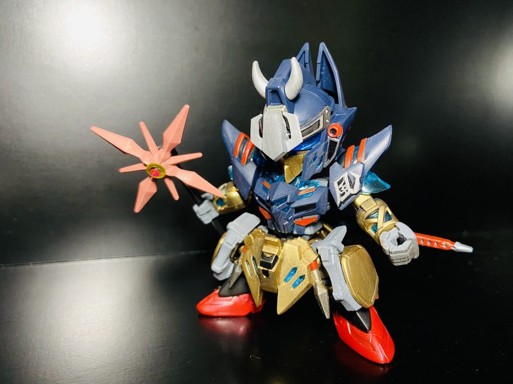 主な加工はツノ作ったのと、頬•肩•腰アーマーのディテールダウン、各部肉抜き埋めと言ったところです!