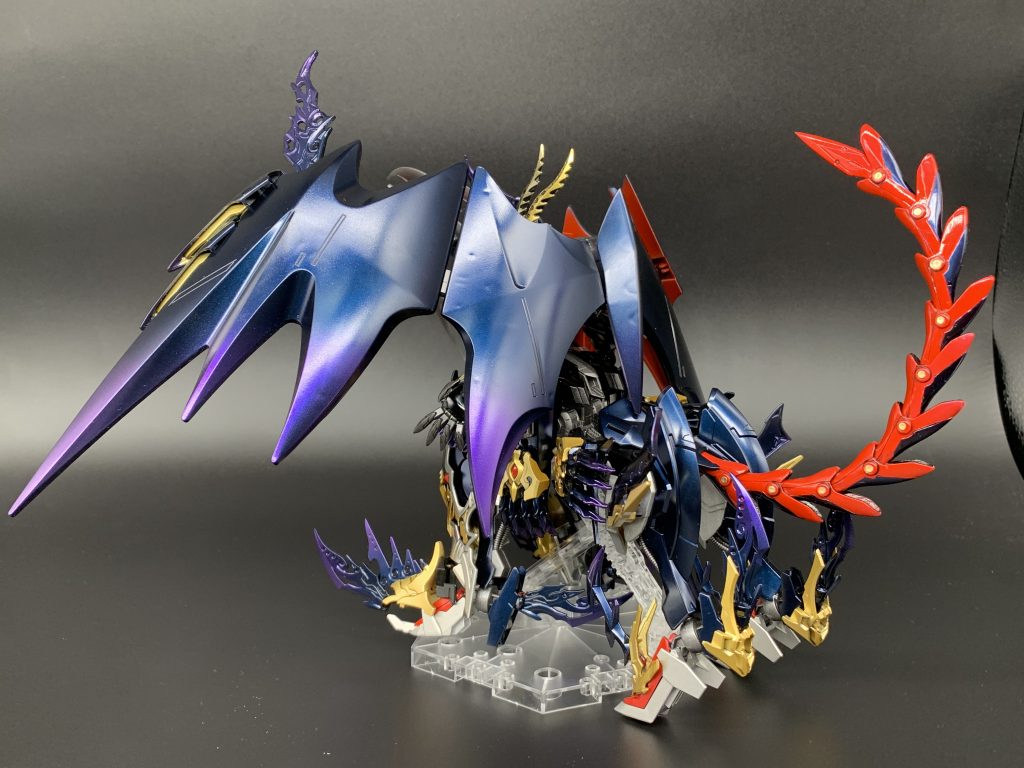 今回初めてプリズムブルーブラックを使用。凄く気に入りました。ヒケを処理しなかったので目立ちますね。