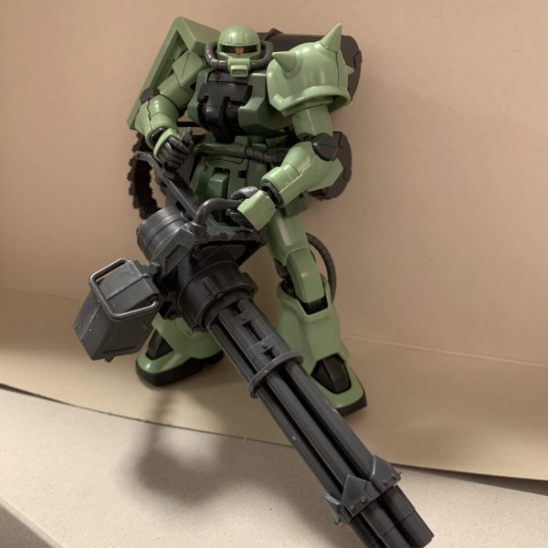 f2ザク　ガトリング装備