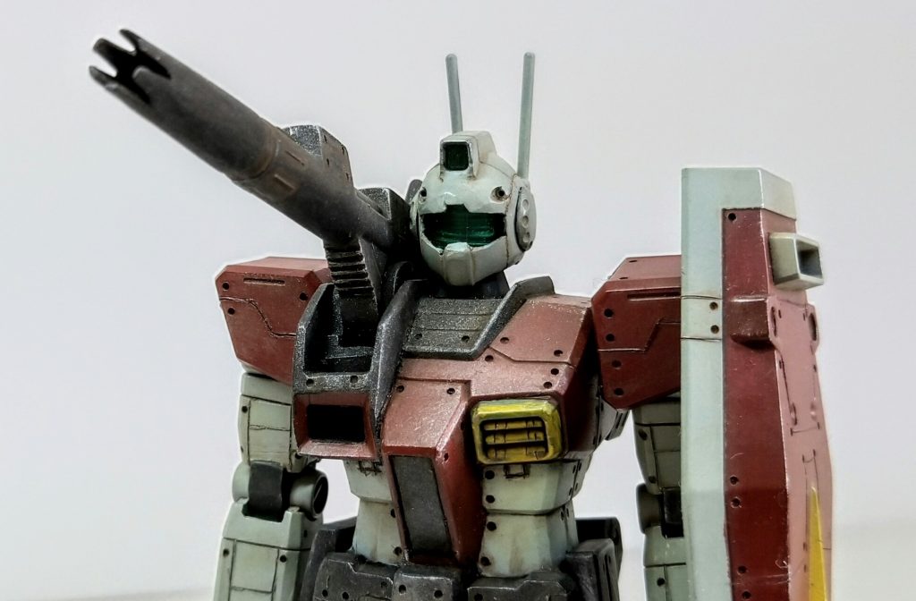 顔もガンダムのを改造して作って小顔化にしてます。