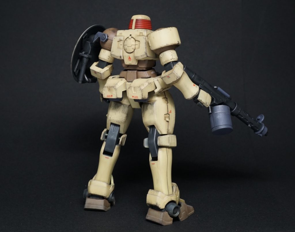 砂漠戦仕様と言っても形はキットそのままで、色替えだけです。下地、基本塗装はファレホをエアブラシで、部分塗装はシタデルを筆塗りで塗装しています。