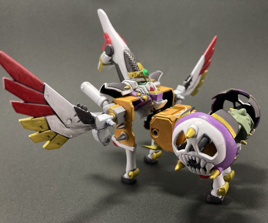 背部魔星大将軍は本体だけでなく、幹部もセットでついてくるボリューム満点の最高のSD武者キットだと思ってます✨(  ◜ω◝ )もう1個ほしい♨️