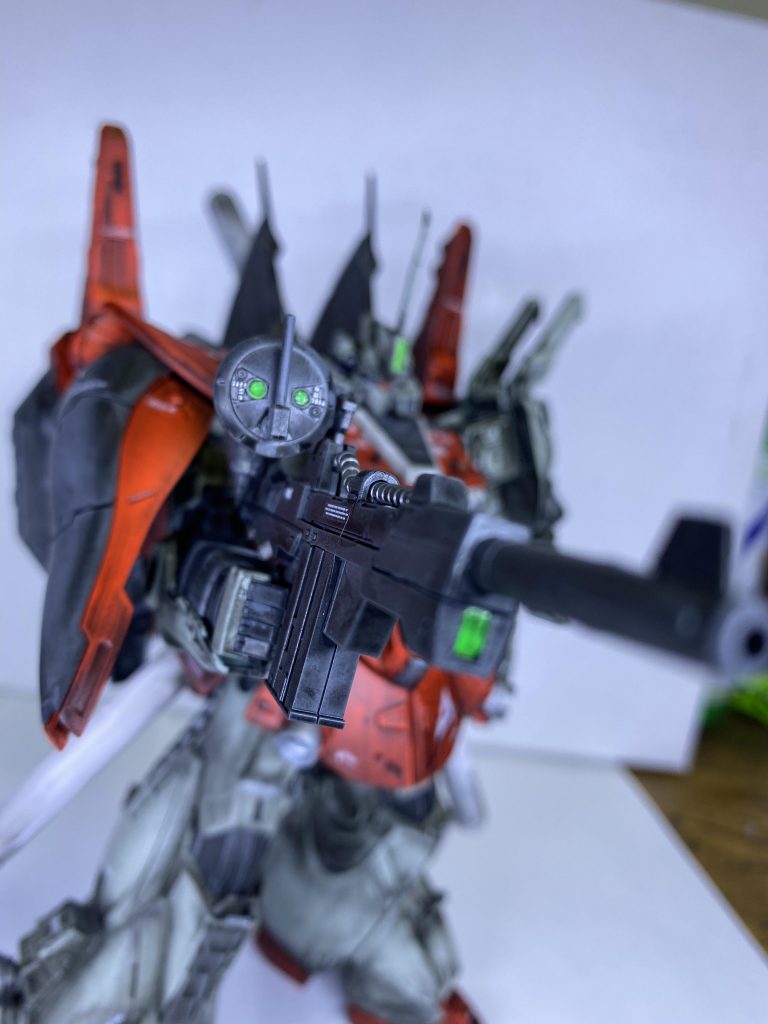 百式ライフルを実体弾ライフル風に。レドームおまけ。