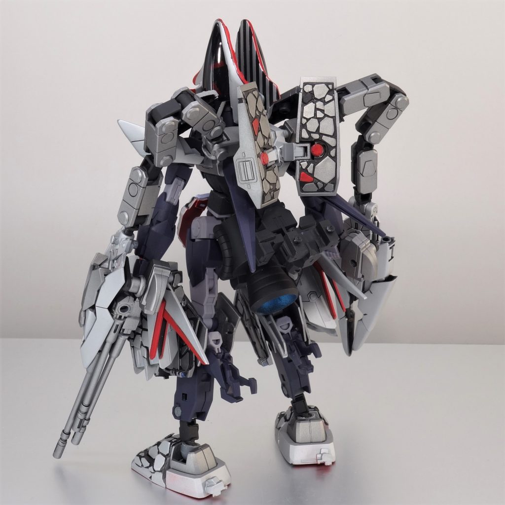 後ろから。一見完璧そうに見える設計図だが、そこかしこに不可解な綻びがある…ここをこうすればより完璧に──とかアルスが戦艦に「アレンジ」を加えた結果、偶然こんな事になっちゃったーとか、そういう設定です。特に書くことも無いので、余談でした。