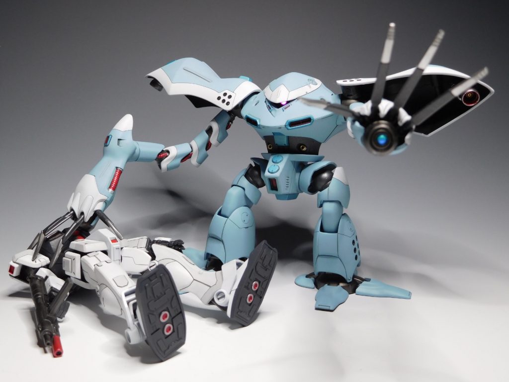 【劇中イメージ①】前作のジム寒冷地仕様、劇中だとこんな感じでやられ役でしたね…。