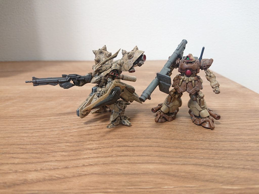 少し前に作ったドムトロと。