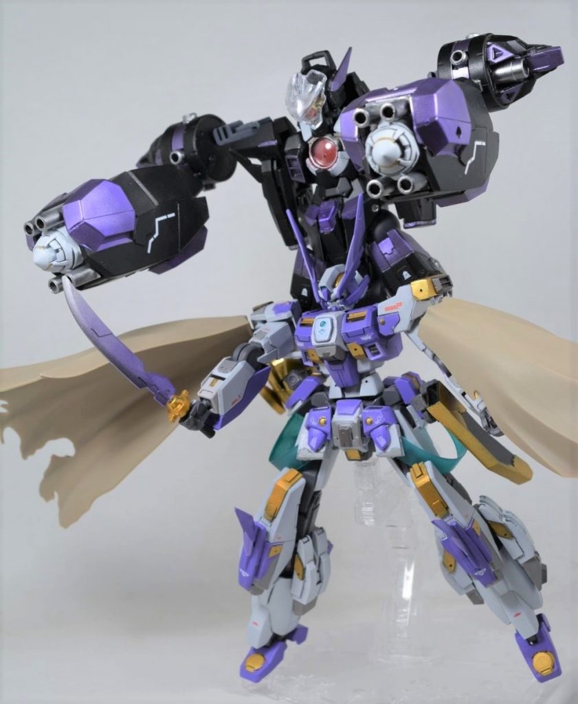 「魔人よ！眼前の敵を焼き尽くせ！！」なイメージで。以上、セラヴィーガンダム・アラジンでした。ご覧いただきありがとうございましたｍ（＿ ＿）ｍ