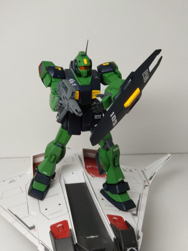 フライングアーマーに乗せて見ましたwフライングアーマーは墨入れ デカール トップコートの簡単フィニッシュ