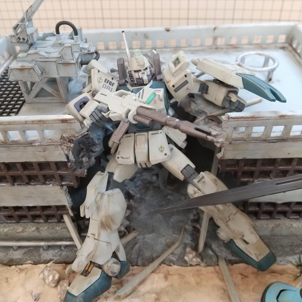 ほぼ全塗装して、ウェザリングしています。