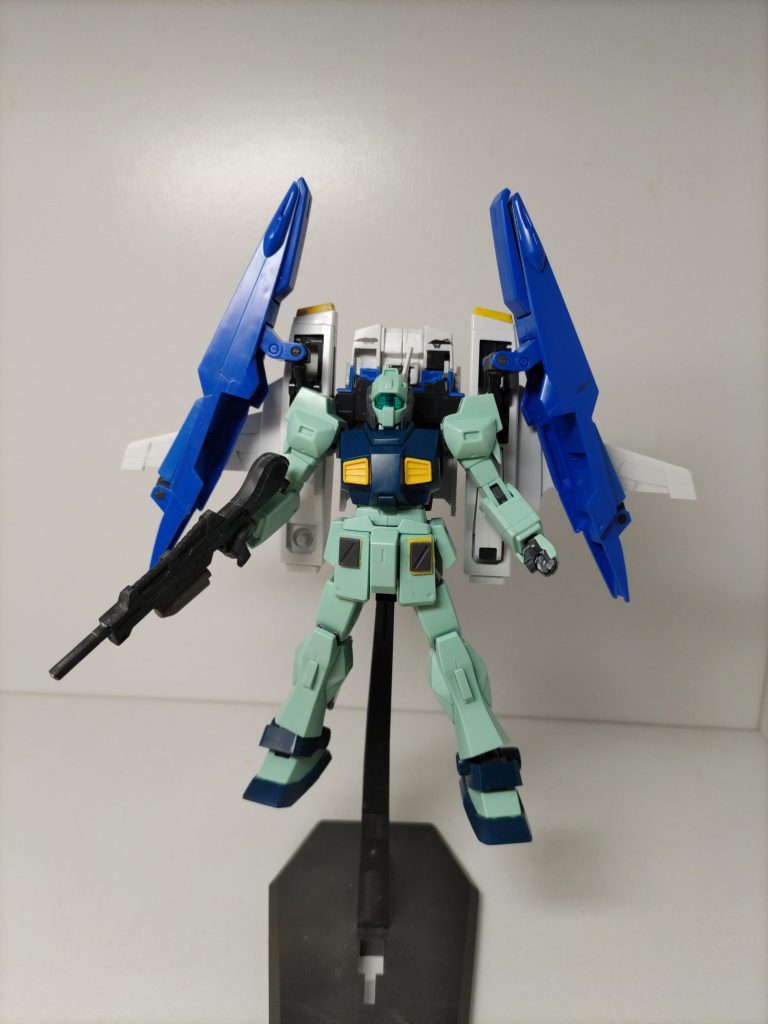 オマケで背負わせてみました。やはりネモディフェンサーに改造かな〜