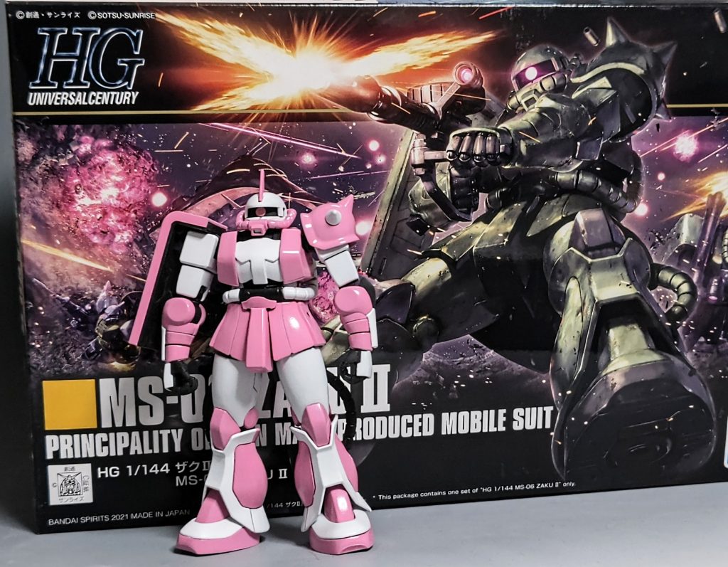 私の妄想ストーリーを読んでいただき、ありがとうございます🤭ピンクの稲妻と聞いてMSV世代の方には元ネタがすぐにわかったかと思いますが🤣先日の再販で買う事が出来て嬉しくなって作りました🤤💫