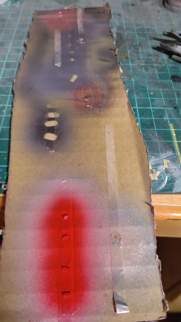 はじめてレッドチップ作ってみた。キャンディ塗装でライト感を表現。