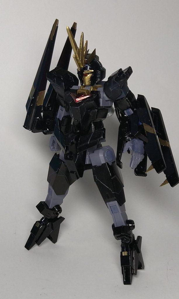 コアユニコーンガンダム2号機　バンシィ・アルフィルコアユニコーンガンダムの2号機。両腕にアームドアーマーを装備している。バンシィ同様、地上での性能はやや1号機よりも上回っている。略称はコアバンシィ。