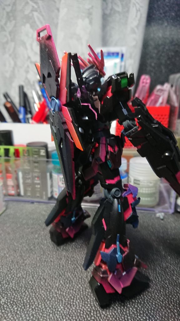 無事に背中に固定できました。