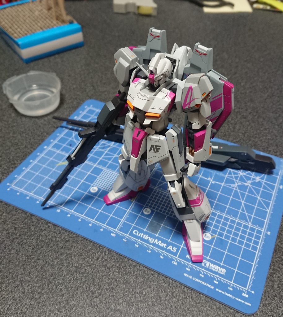 デカール貼りこの角度からのマッシブ感がめっちゃよき😁ありがとうございました🙋