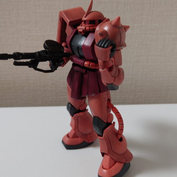 初の汚しシャア専用ザク