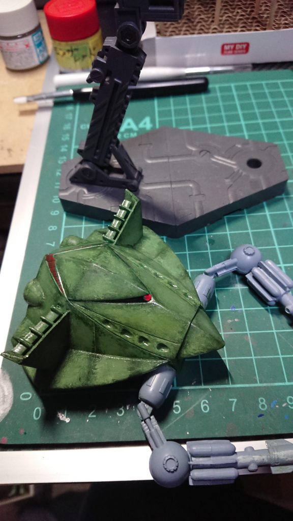 だんだん色重ねてます。