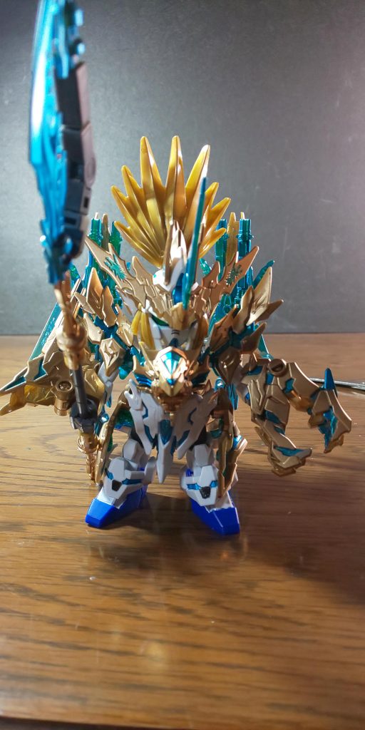 龍尊劉備ユニコーンと龍賢劉備ユニコーンのミキシングでユニコーンガンダムペルフェクティビリティを作成しました。名前はただ繋げただけです!「龍尊龍賢劉備ユニコーンガンダム」 噛むわ!!