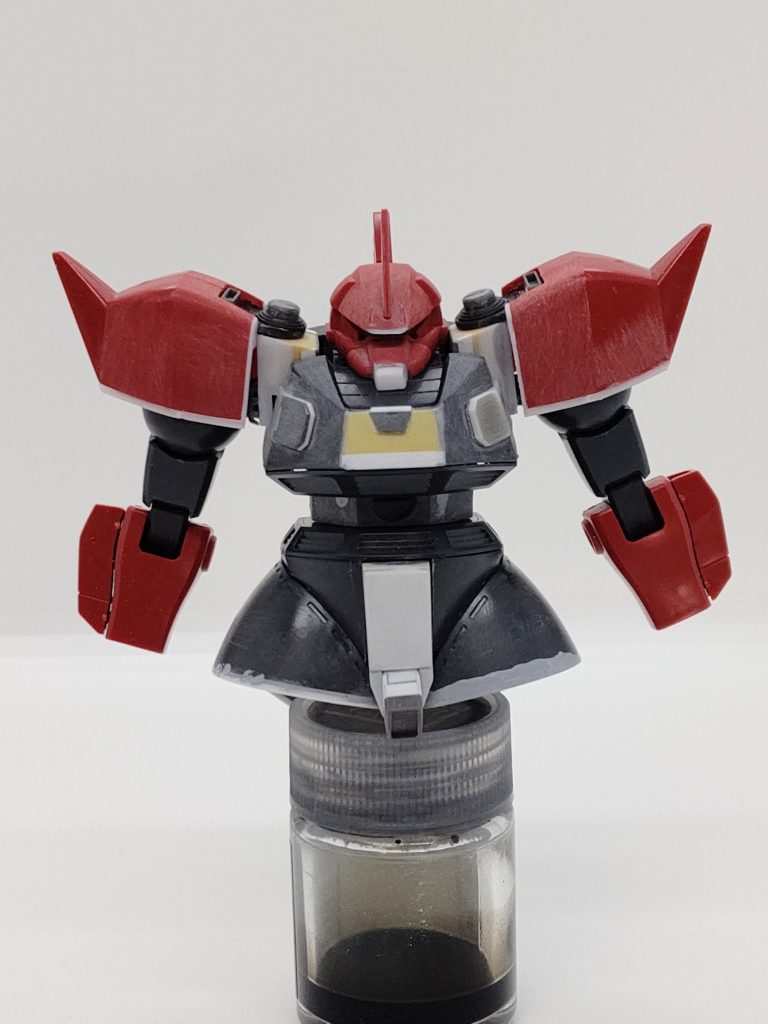 まずは上半身のバランスを大きく弄り