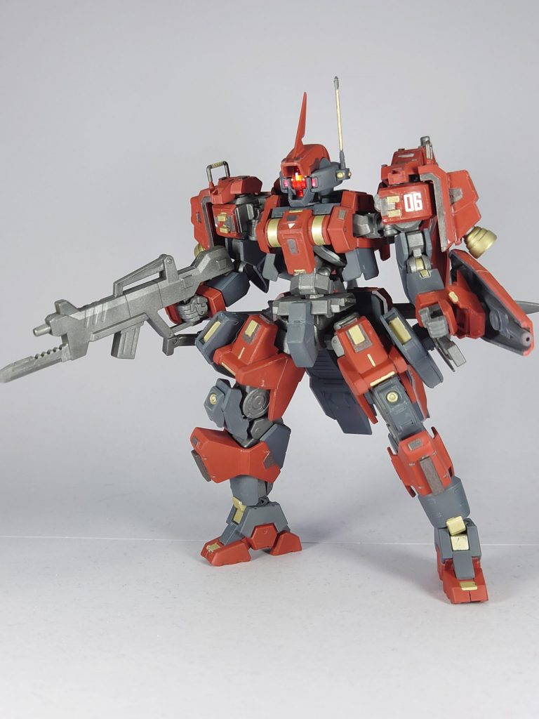 武装紹介110mmバヨネットライフル、100mm機関砲内蔵シールド