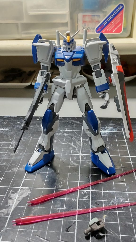 膝などSEEDカスタムキットを使用してます。それとちょこっとディティールアップ。