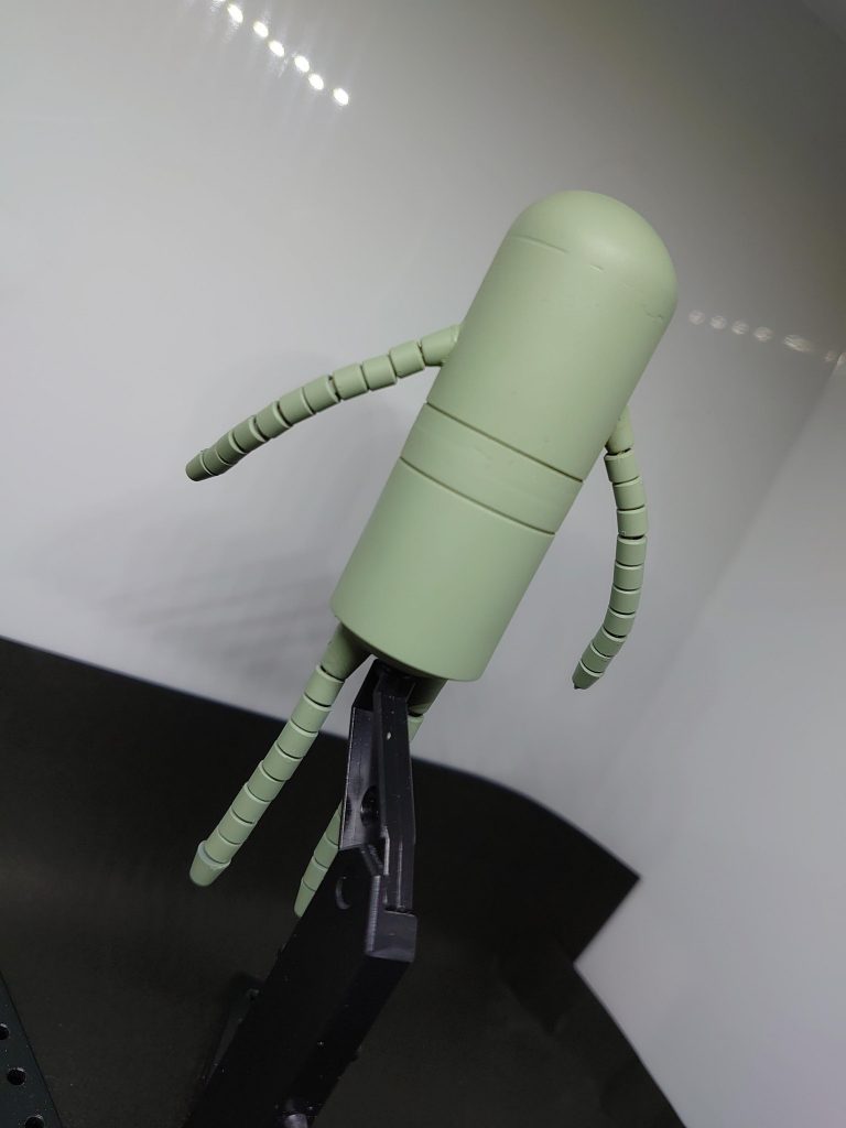 コイツのバックパックってどうなってんだろう？分からなかったので何も付けてません………知ってる人いたらコメントお願いします使えそうなパーツあれば付けようと思います