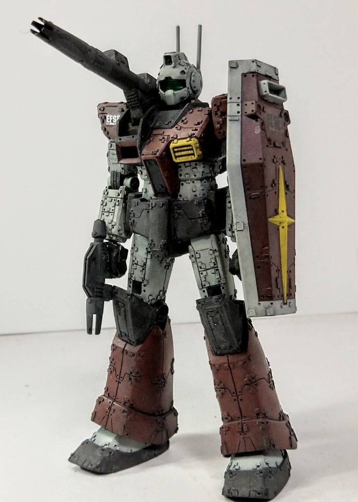 スジ彫りの直しとディティールの追加及び再塗装のメニューです！