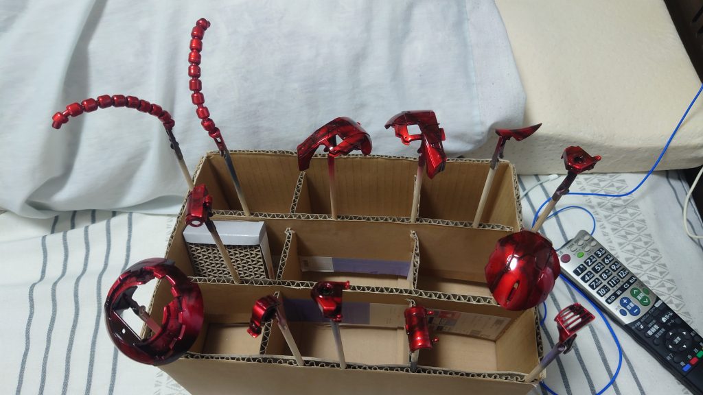 クレオスのGXクリアールージュ使用しました。