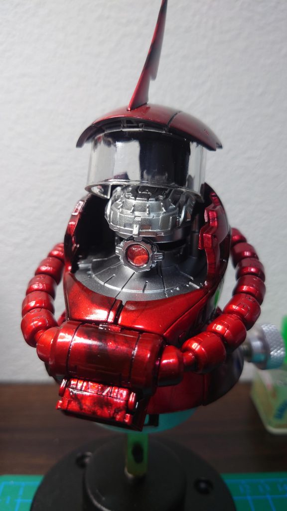 ザクヘッドキャンディ塗装初挑戦–4枚目/制作者：jujubewind